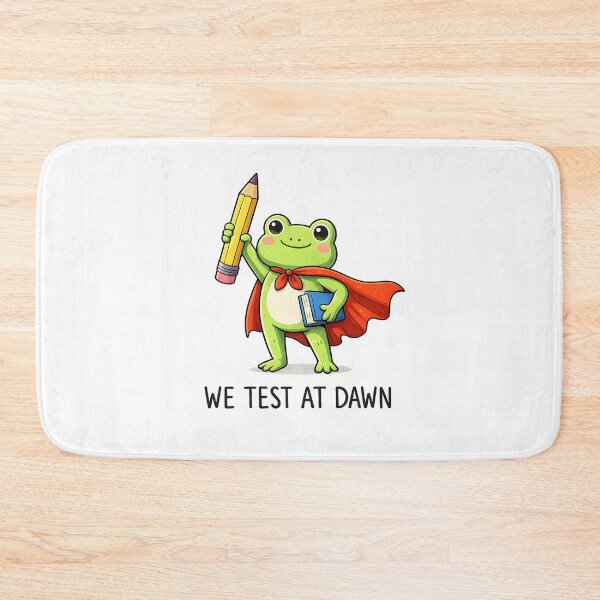 Item preview, Teacher Frog We Test At Dawn designed and sold by NQArtist.