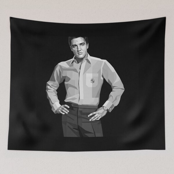 Item preview, Elvis Presley grayscale  designed and sold by Japanese art.