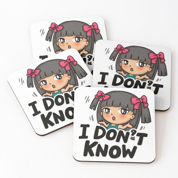 Item preview, Cute Girl (I Don't Know) designed and sold by SOPI SOPI CRAFT.