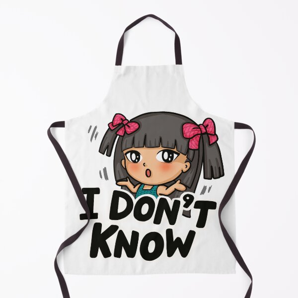 Item preview, Cute Girl (I Don't Know) designed and sold by SOPI SOPI CRAFT.
