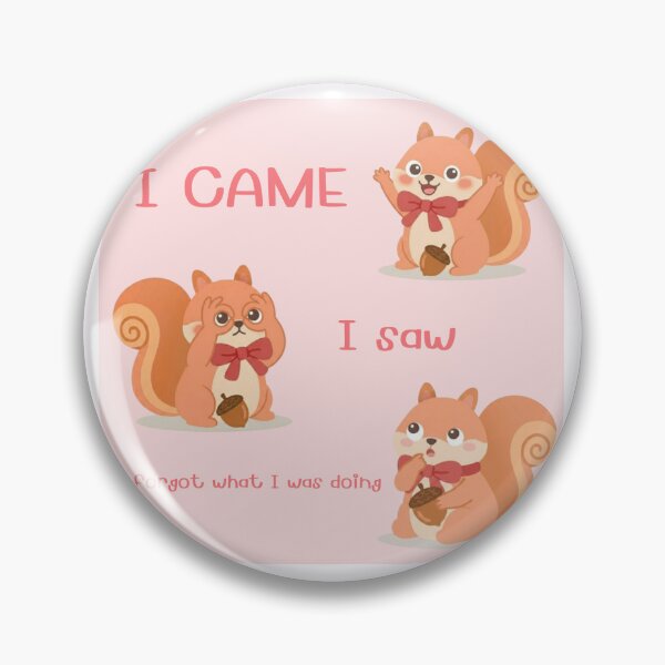 Item preview, Funny Forgetful Squirrel - I Came I Saw I Forgot designed and sold by DigitalDoodleDo.