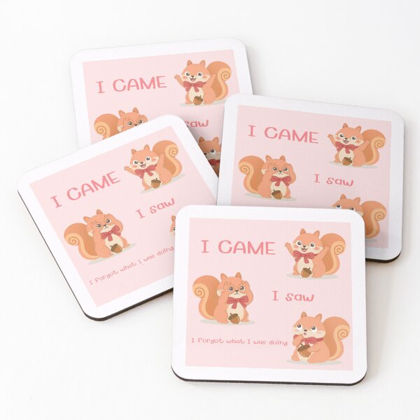 Item preview, Funny Forgetful Squirrel - I Came I Saw I Forgot designed and sold by DigitalDoodleDo.
