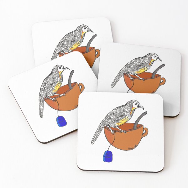 Item preview, Tassie wattle in for a cuppa designed and sold by iamtheart.