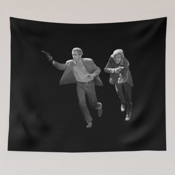 Item preview,  Butch Cassidy And The Sundance Kid Vintage Hollywood Paul Newman Robert Redford  designed and sold by Aaronsloan2003.
