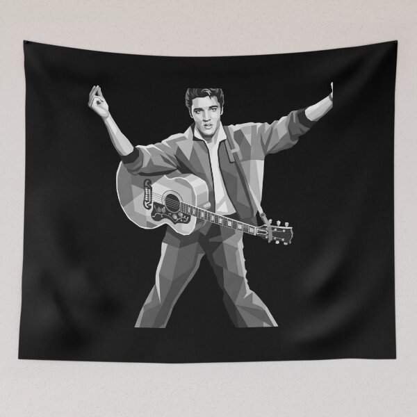 Item preview, Elvis Presley grayscale  designed and sold by Japanese art.