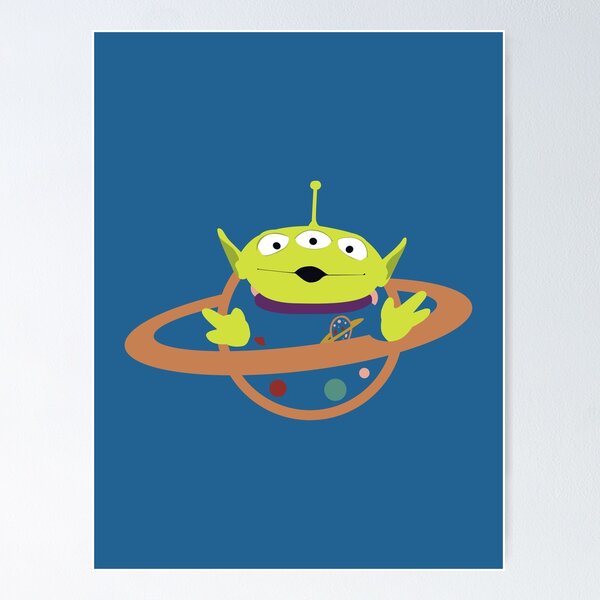 Toy Story Alien Action Movie Poster Reproduction Art Print A4 A3