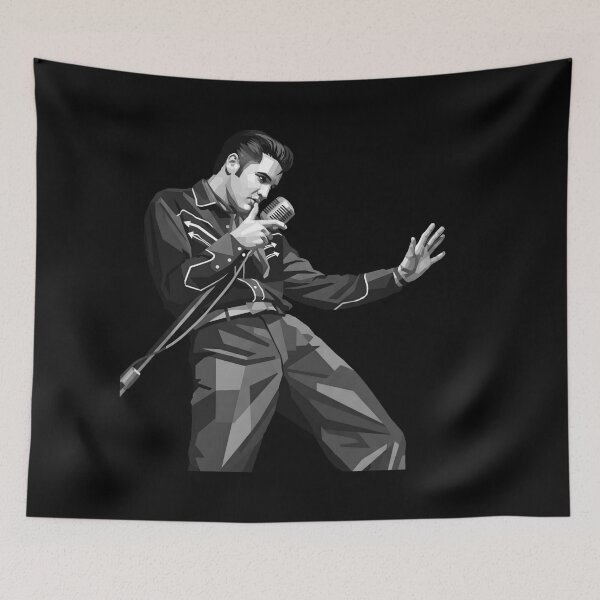 Item preview, Elvis Presley grayscale  designed and sold by Japanese art.