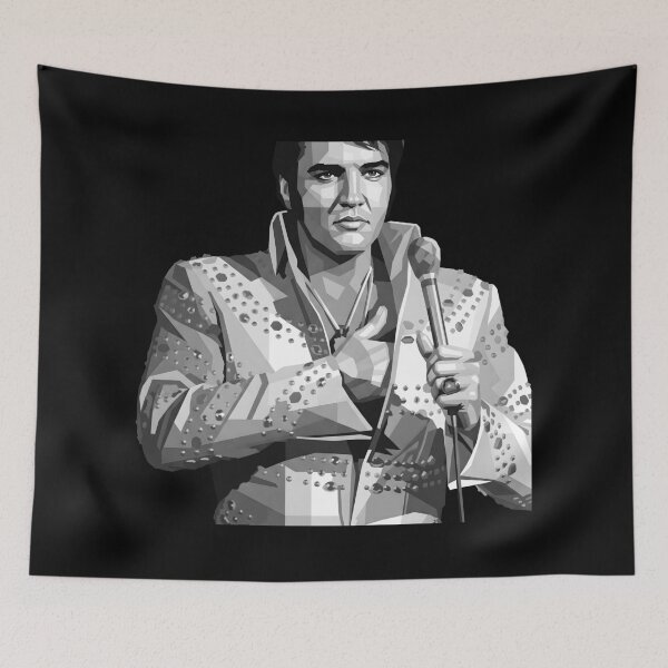 Item preview, Elvis Presley grayscale  designed and sold by Japanese art.