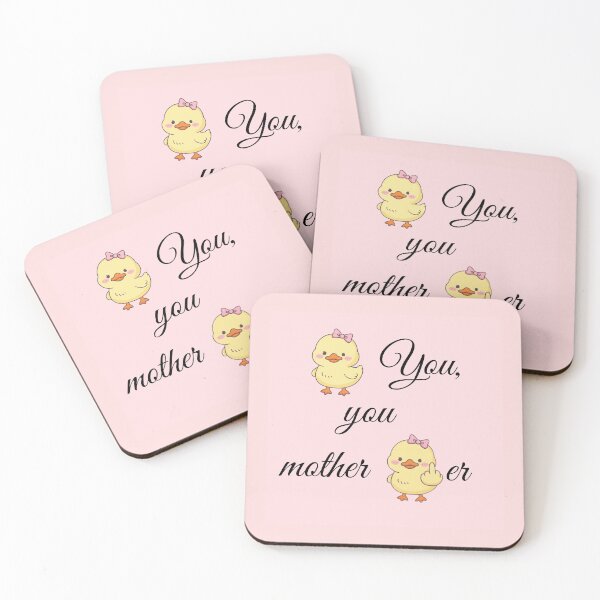 Item preview, Sassy Duckling - You Mother Ducker Humor designed and sold by DigitalDoodleDo.