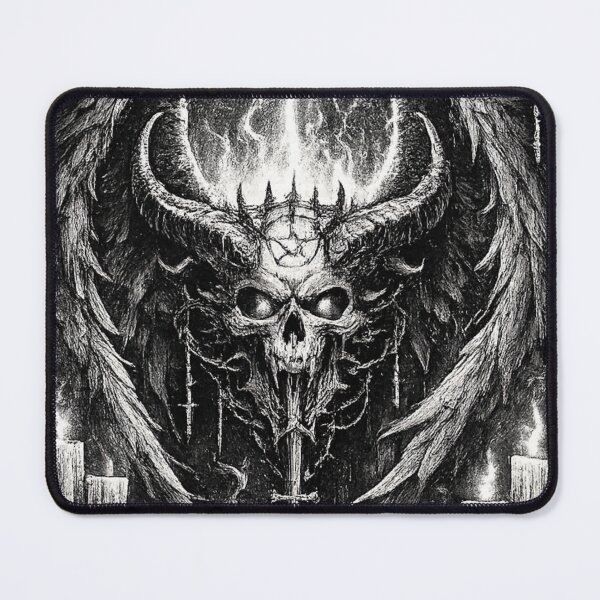 Item preview, Demonic Skull Gothic Occult Frame designed and sold by Vhurkys.
