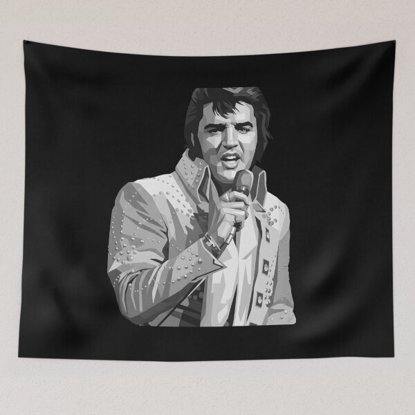 Item preview, Elvis Presley grayscale  designed and sold by Japanese art.