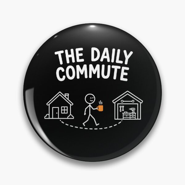 Item preview, The Daily Commute Funny Woodworker  designed and sold by NQArtist.