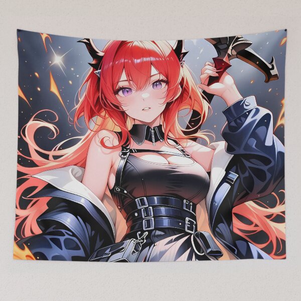 Item preview, Surtr Arknights Prelude To Dawn Flame Elegance Power designed and sold by TanglenRabbit.
