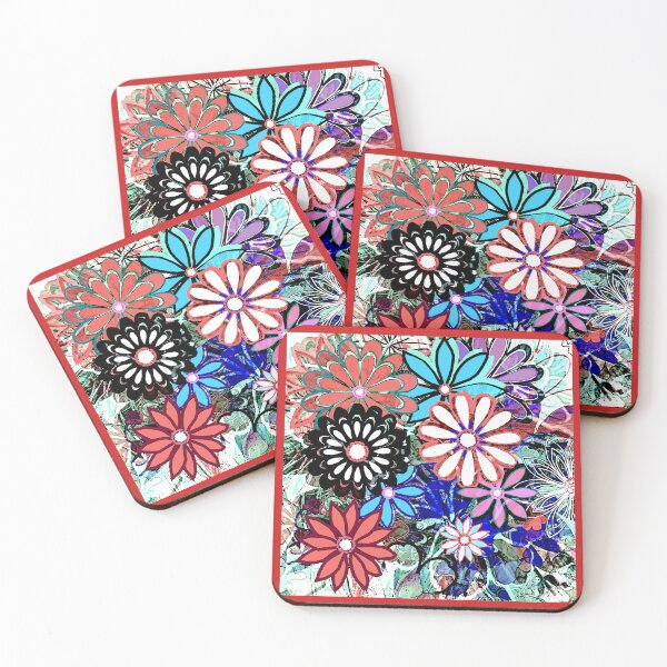 Item preview, Retro Flowers designed and sold by ViaARTfactory.