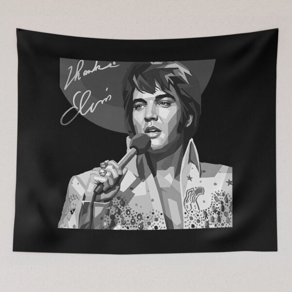 Item preview, Elvis Presley grayscale  designed and sold by Japanese art.