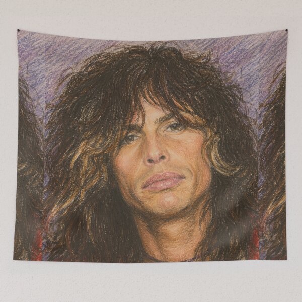 Item preview, Aerosmith Steven Tyler Sketch Art designed and sold by TheRocker.
