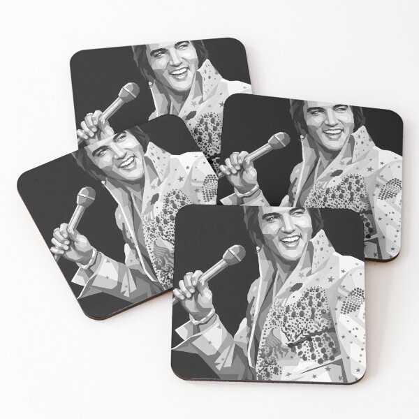 Artikelvorschau, Elvis Presley in Graustufen entworfen und verkauft von Japanese art.