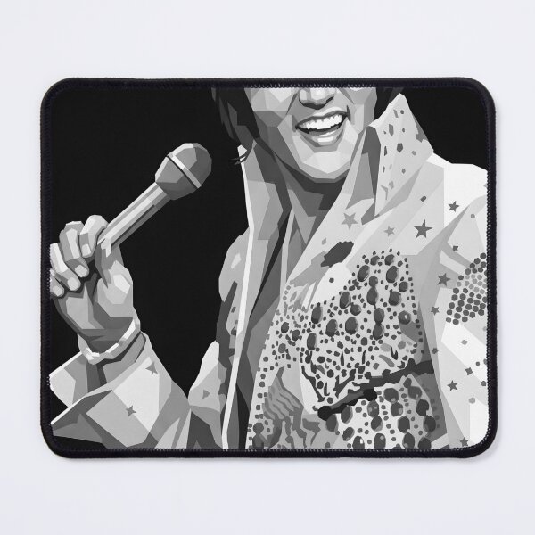 Artikelvorschau, Elvis Presley in Graustufen entworfen und verkauft von Japanese art.