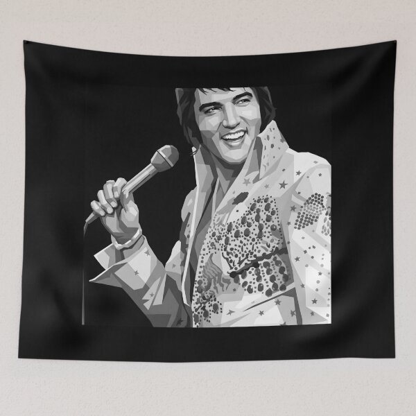 Item preview, Elvis Presley grayscale  designed and sold by Japanese art.
