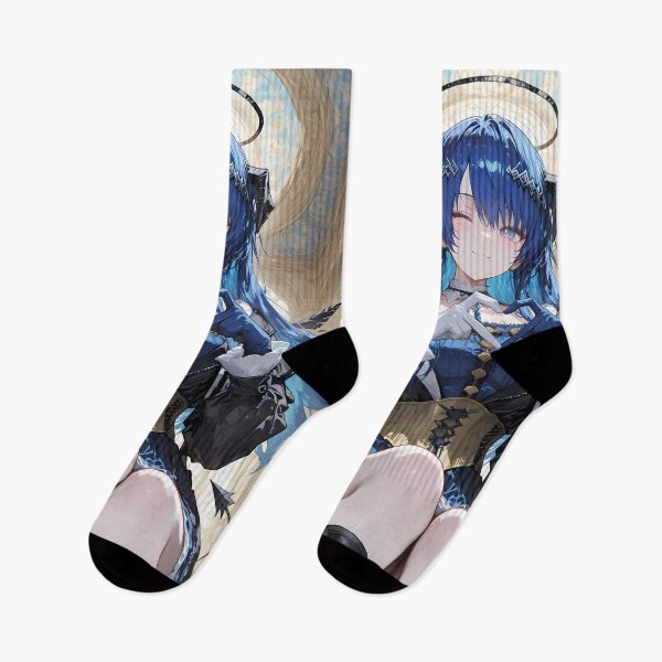 Item preview, Prelude Mostima Arknights Cathedral Angelic Anime Girl Blue Dress designed and sold by TanglenRabbit.