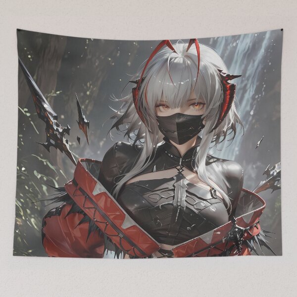 Item preview, Prelude W Arknights Battle Style Dark Forest Warrior designed and sold by TanglenRabbit.
