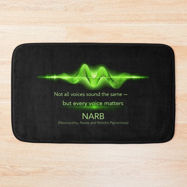 Item preview, Not All Voices Sound the Same – NARB Awareness Sound Wave Starburst designed and sold by Mirgonhood.