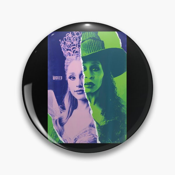 Item preview,  Wicked For Good Glinda And Elphaba Split Portrait  designed and sold by Aaronsloan2003.