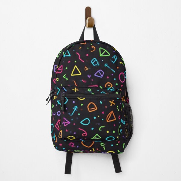 Item preview, Neon Cyber Doodle Geometric Chaos Pattern designed and sold by Jimakmo.