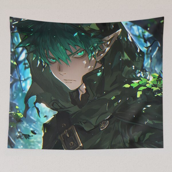 Item preview, Amaimon Blue Exorcist Forest Shadow Portrait designed and sold by TanglenRabbit.