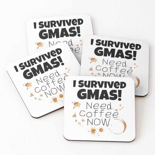 Item preview, I Survived GMAS Funny Georgia Teacher Coffee Shirt designed and sold by Fed Up! Goods.
