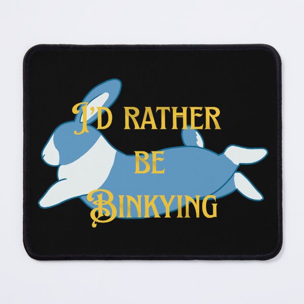 Item preview, I’d Rather Be Binkying Dutch Rabbit designed and sold by tayaan.