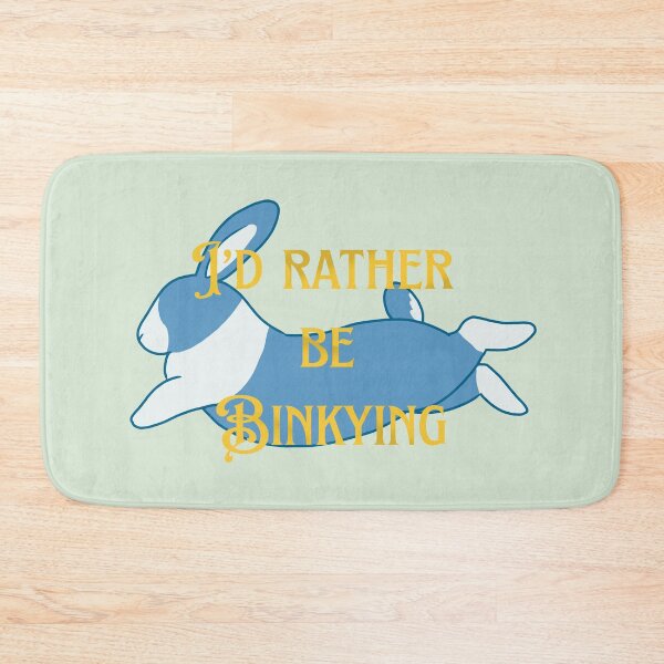 Item preview, I’d Rather Be Binkying Dutch Rabbit designed and sold by tayaan.