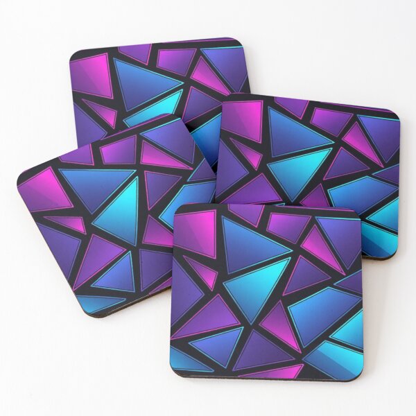 Item preview, Cyber Mosaic Neon Crystal Geometry designed and sold by Jimakmo.