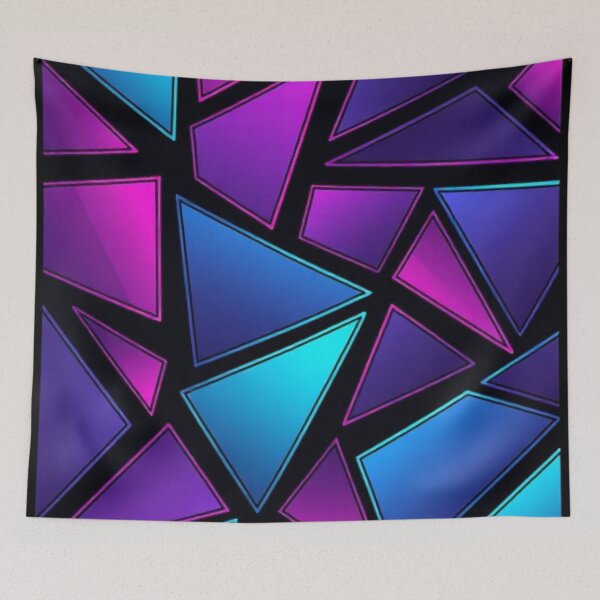 Item preview, Cyber Mosaic Neon Crystal Geometry designed and sold by Jimakmo.