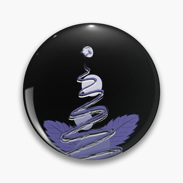 Item preview, Abstract Periwinkle Spiral Tree – Modern Minimal Geometric Aesthetic designed and sold by GulQari.