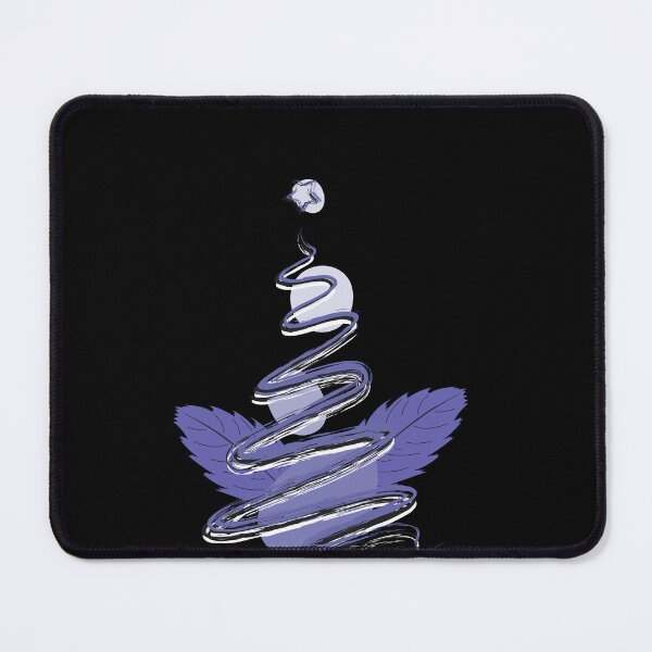 Item preview, Abstract Periwinkle Spiral Tree – Modern Minimal Geometric Aesthetic designed and sold by GulQari.