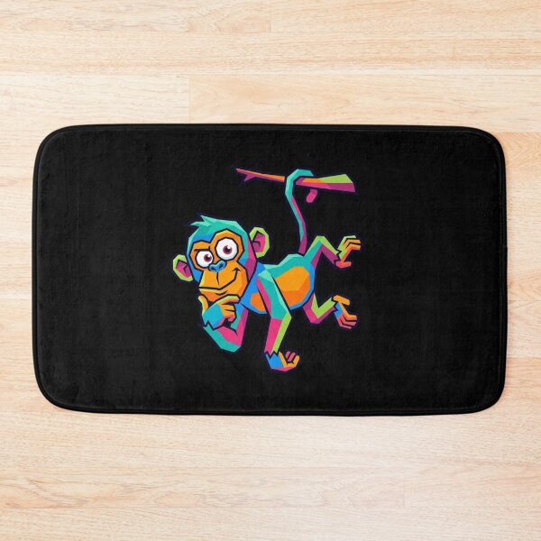 Item preview, Thoughtful Pop Art Monkey – Colorful Ape Sticker for Animal Lovers designed and sold by bsbd-action.
