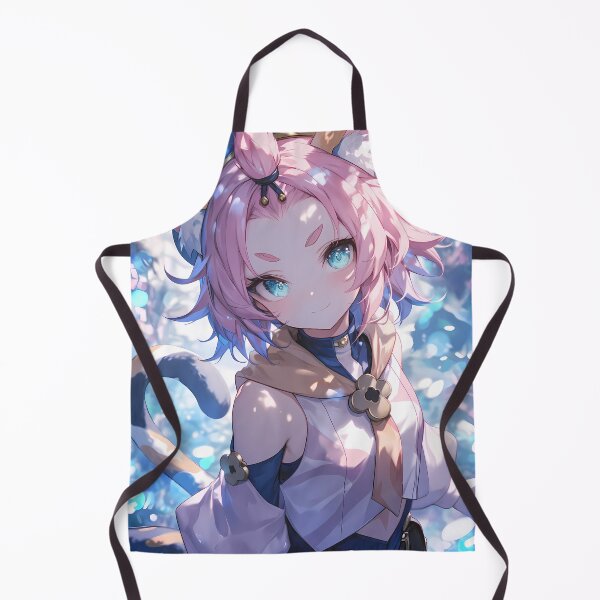 Item preview, Diona Genshin Impact Cute Catgirl Pink Hair Snowy Sparkle designed and sold by TanglenRabbit.