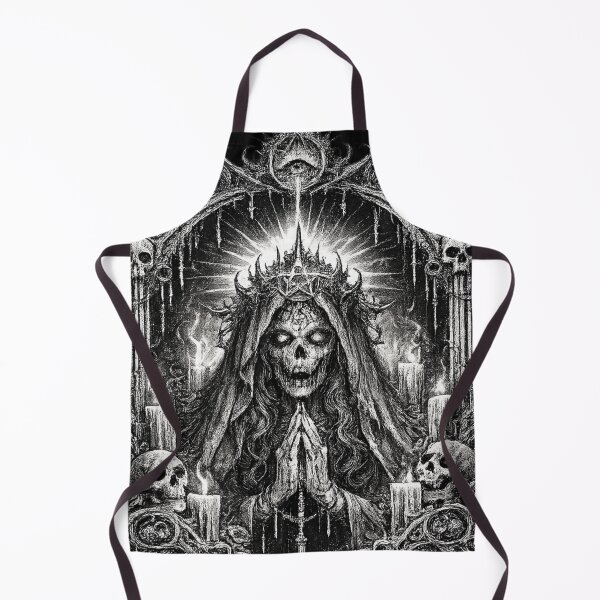 Item preview, Gothic Skeleton Nun Prayer Frame designed and sold by Vhurkys.