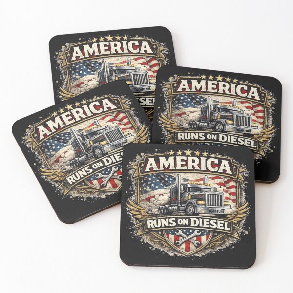 Item preview, America Runs On Diesel - Trucks designed and sold by Capturetees.