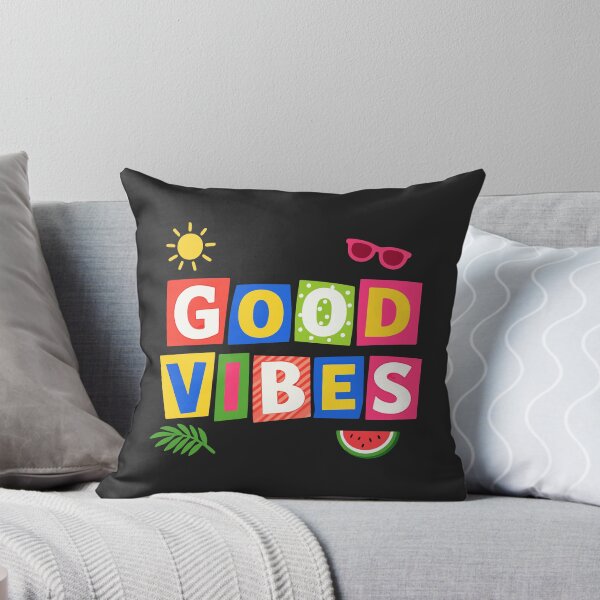 Item preview, Good Vibes Summer — Colourful Retro Typography Design designed and sold by 89BLACK.