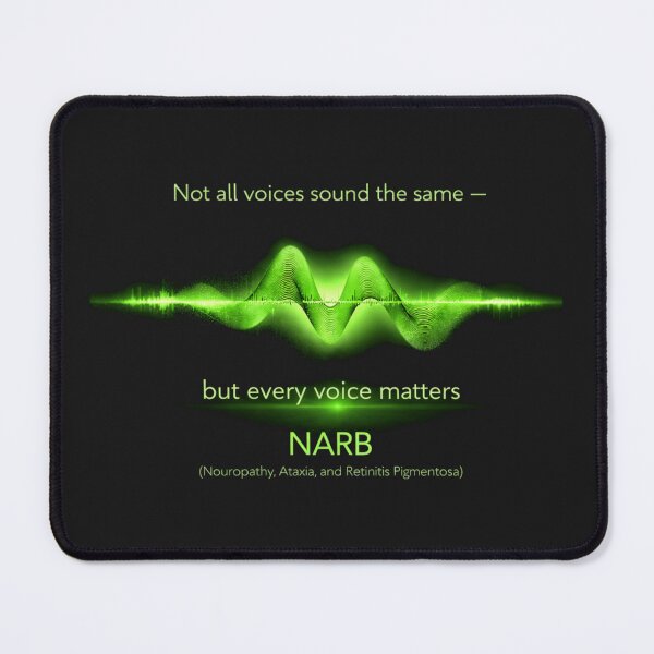 Item preview, Not All Voices Sound the Same – NARB Awareness Sound Wave Starburst designed and sold by Mirgonhood.