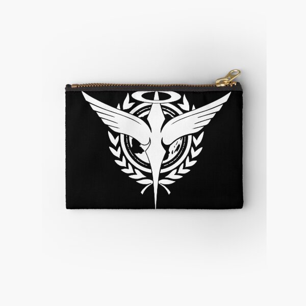 Item preview, Celestial Being Emblem – Futuristic Angel Wing Symbol | Sci-Fi Anime Minimalist Logo Design designed and sold by Dyan4.