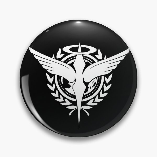 Item preview, Celestial Being Emblem – Futuristic Angel Wing Symbol | Sci-Fi Anime Minimalist Logo Design designed and sold by Dyan4.
