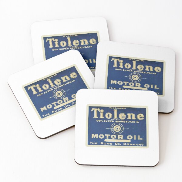 Item preview, Vintage Tiolene Motor Oil designed and sold by QuayTradingCo.