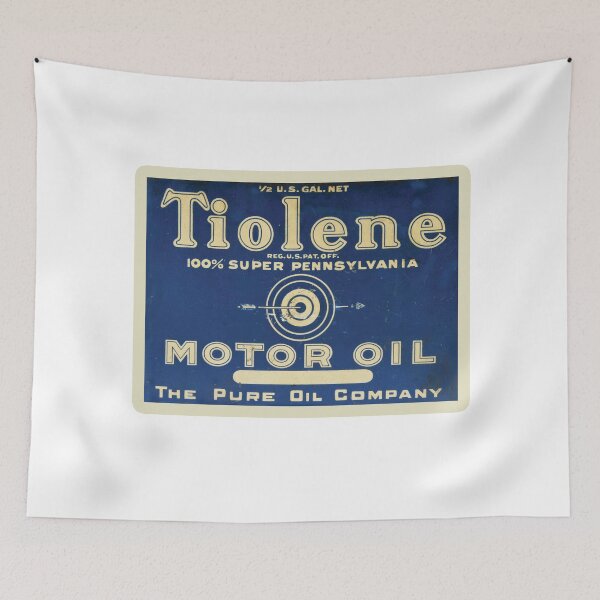 Item preview, Vintage Tiolene Motor Oil designed and sold by QuayTradingCo.