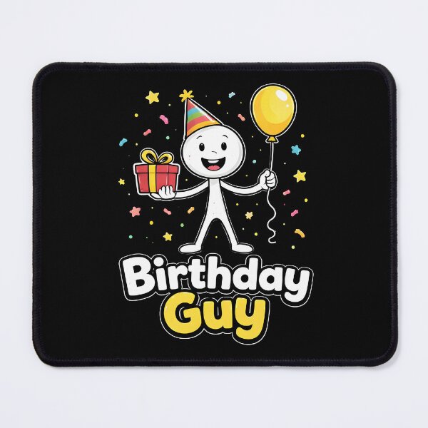 Item preview, Birthday Guy Funny Smile Face designed and sold by NQArtist.