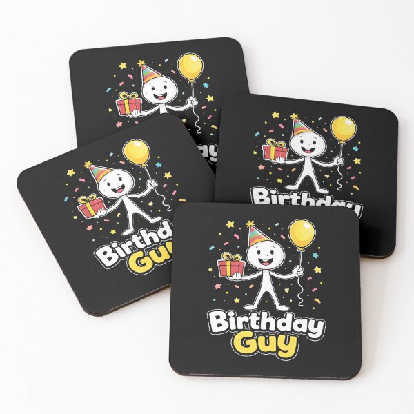 Item preview, Birthday Guy Funny Smile Face  designed and sold by NQArtist.