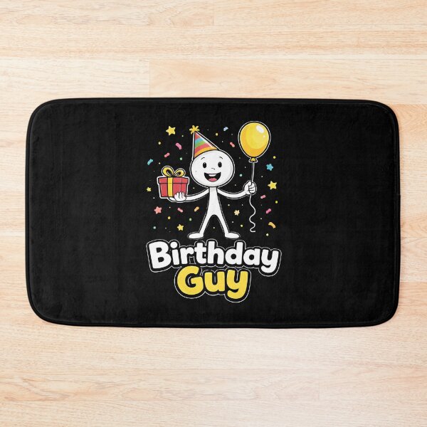 Item preview, Birthday Guy Funny Smile Face  designed and sold by NQArtist.