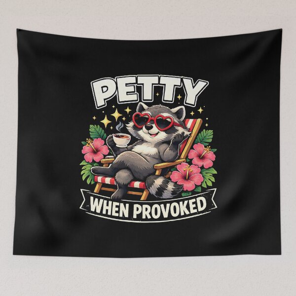 Item preview, Petty When Provoked Raccoon  designed and sold by JODYSMORGAN.